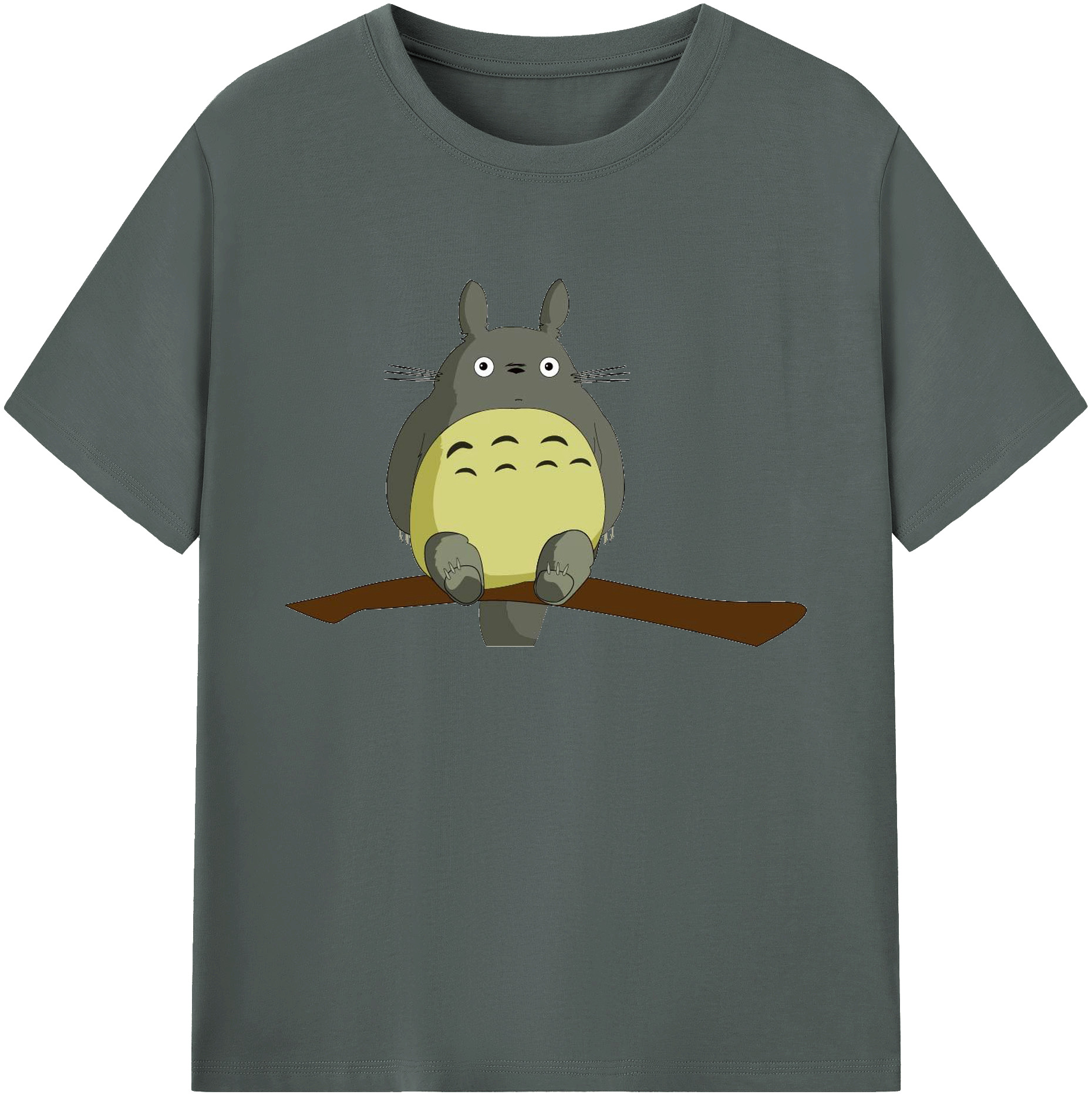 （画像用） となりのトトロ 草壁メイ 草壁サツキ My Neighbor Totoro Satsuki Kusakabe Mei Kusakabe 綿100％ メンズ半袖Tシャツ｜肌触りやわらか＆通気性